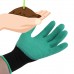 2 Pairs Plastic Claws Gardening Gloves for Digging Planting Gardening Gloves   568963552